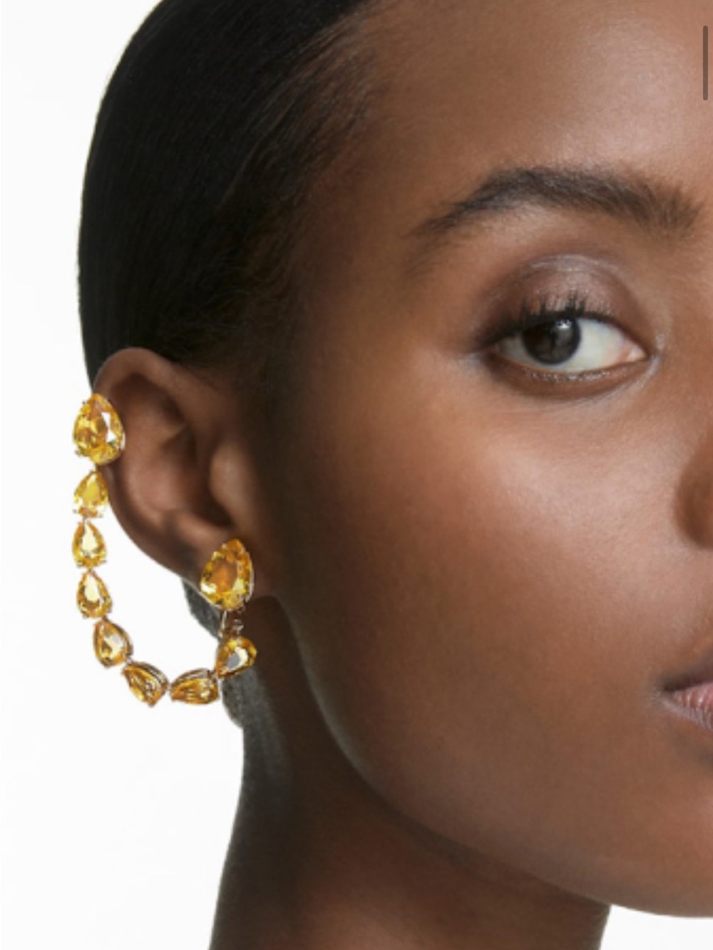 New Swarovski asymmetrical earrings